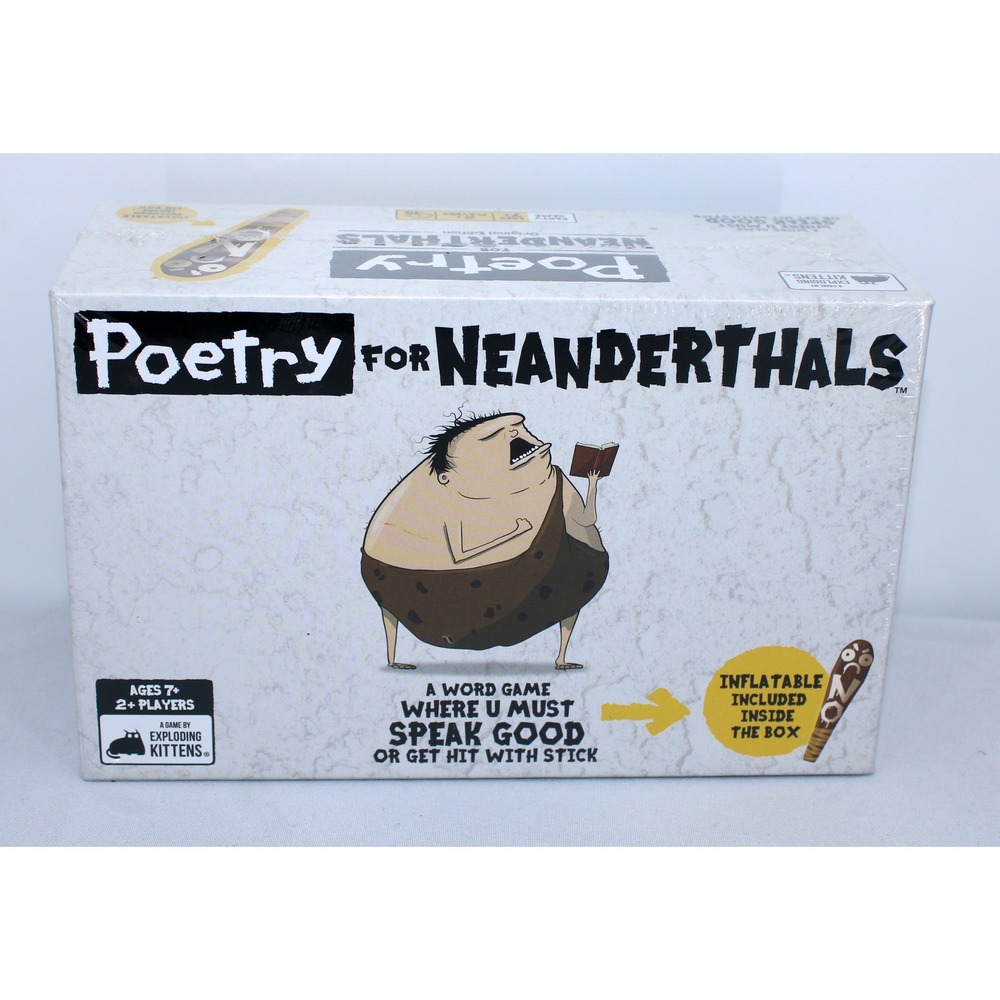 Poetry for Neanderthals Party Game by Exploding Kittens Ages 7+